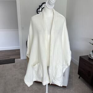 Sunday Citizen Blanket Cardigan Robe Poncho Butter Yellow Summer Spring Lounge